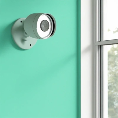 Alpharetta vivint camera facing a window